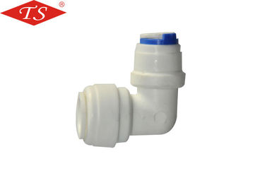 Cina Warna Putih Ro Filter Bagian Plastik K604 Tee Joint Plug Pria Koneksi Kebocoran Bukti pemasok