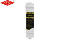 Cina Kecil T33 Alkaline Inline Filter Cartridge 355g Penampilan Putih Berat pabrik