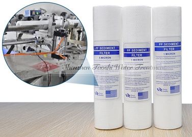 OEM Kustom Seluruh Rumah Filter Cartridge, 10 Inch Filter Cartridge Melt Blown Bahan PP pemasok