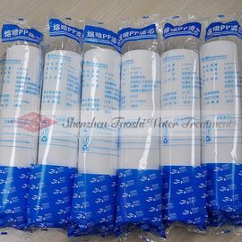 OEM Kustom Seluruh Rumah Filter Cartridge, 10 Inch Filter Cartridge Melt Blown Bahan PP pemasok