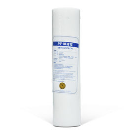 White Sediment Blown PP Water Filter Cartridge Bahan Polypropylene 10 Inch pemasok