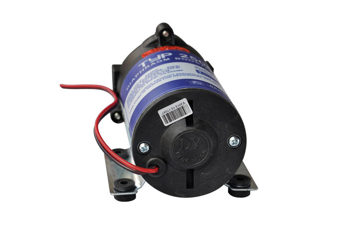 RO 24VDC Pompa Tekanan Air> Aliran Pompa Hidraulik 0,55L / Min Untuk Pemurni Air